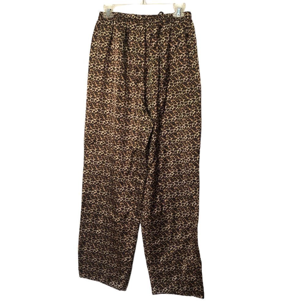 Cato Animal Print Pajama Pants Satin Feel Size Large - Picture 4 of 6